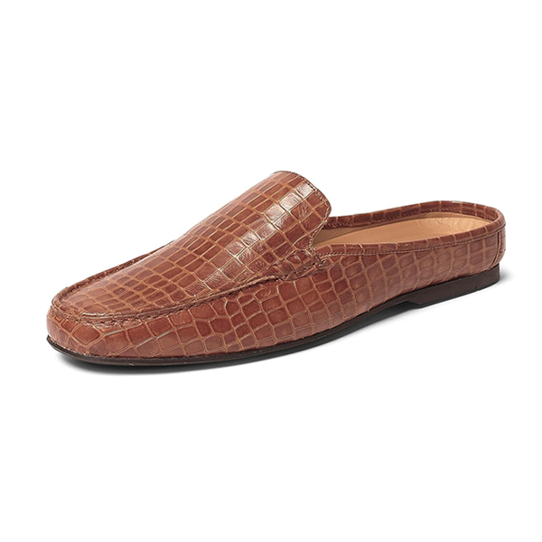 Carlos Mens Hades Croco Mule Slip-on Shoes Casual Comfort