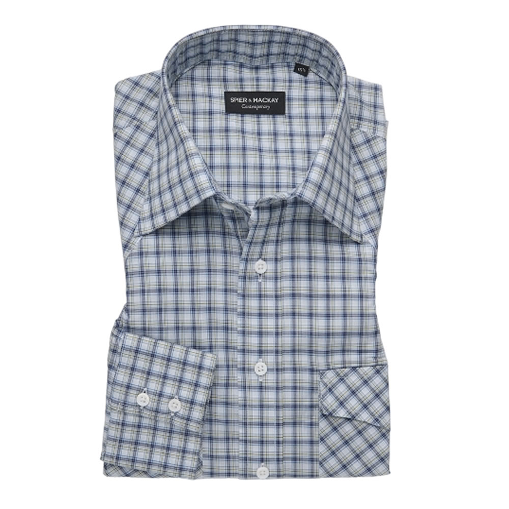 SPIER & MACKAY Blue Check - Casual
