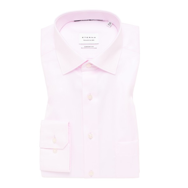 ETERNA COMFORT FIT COVER SHIRT TWILL long-sleeved shirt pink 8817-50-E19K image 1