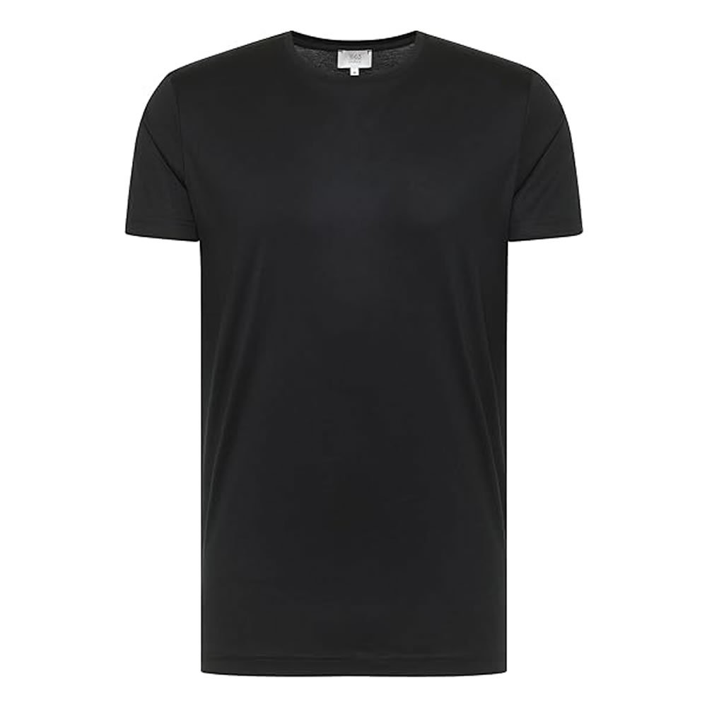 eterna Mens Crew Neck T Shirt, Black