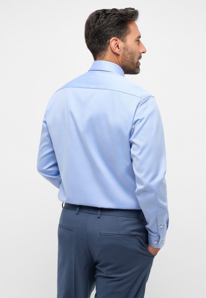 ETERNA MODERN FIT COVER SHIRT long-sleeved shirt blue twill 8817-14-X18K image 3